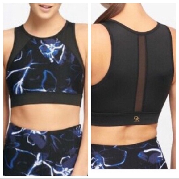 Donna Karan Active High Neck Sports Bra - L - Picture 3 of 9